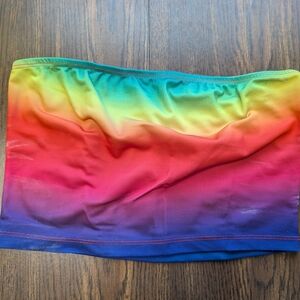 Rainbow Gradient Tube Top